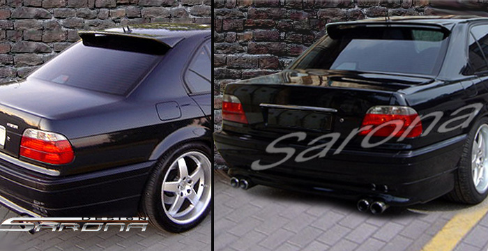 Custom BMW 7 Series Roof Wing  Sedan (1995 - 2001) - $399.00 (Manufacturer Sarona, Part #BM-021-RW)